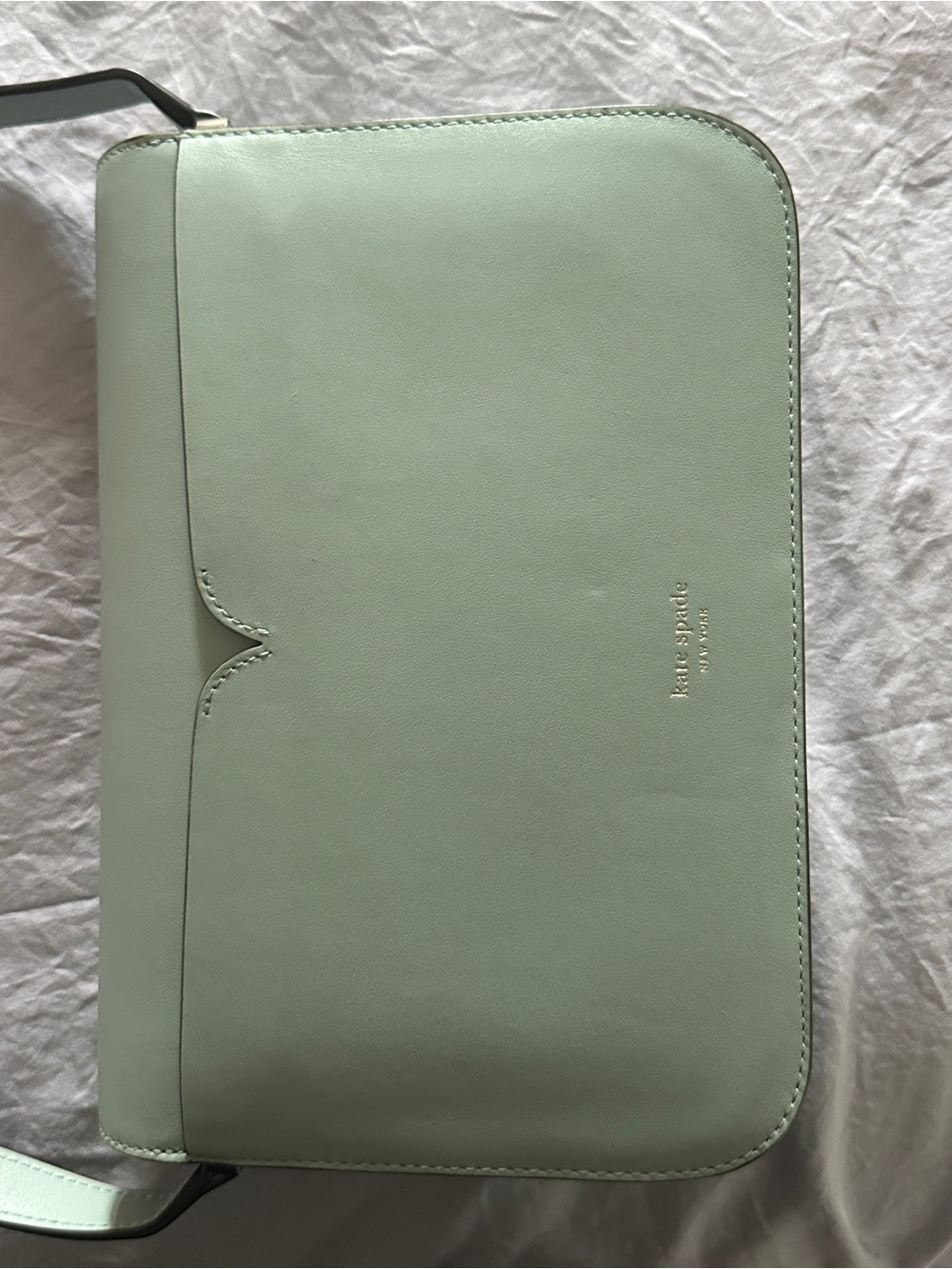 Kate Spade Nicola Twistlock crossbody in mint - Picture 8 of 11